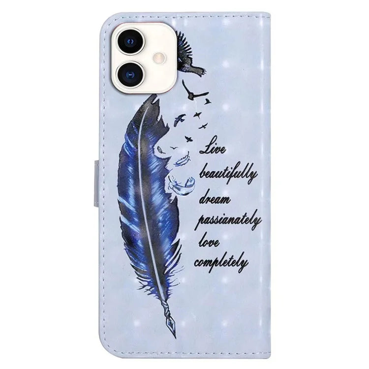 For Samsung Galaxy A05 4G Case 3D Pattern Printing Leather Cover