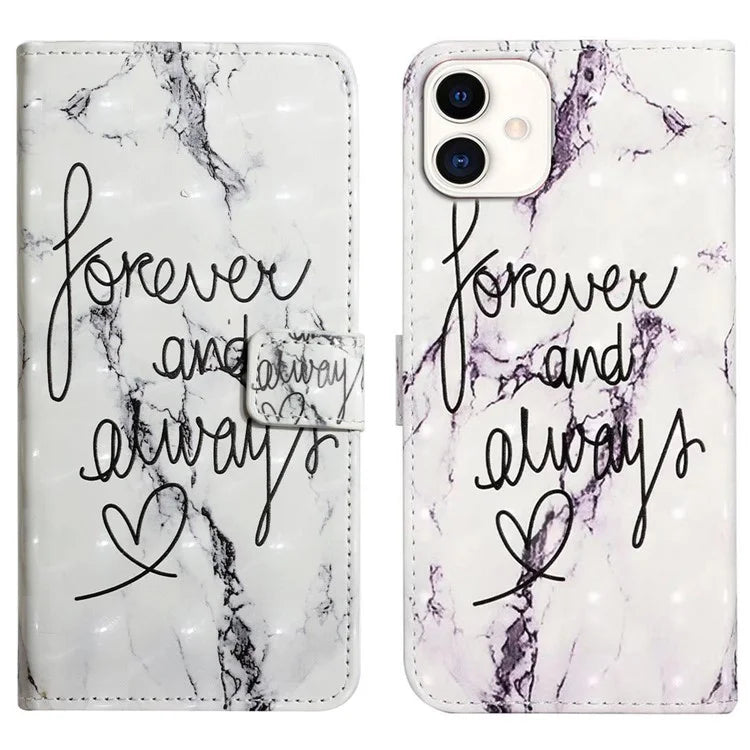 For Samsung Galaxy A05 4G Case 3D Pattern Printing Leather Cover