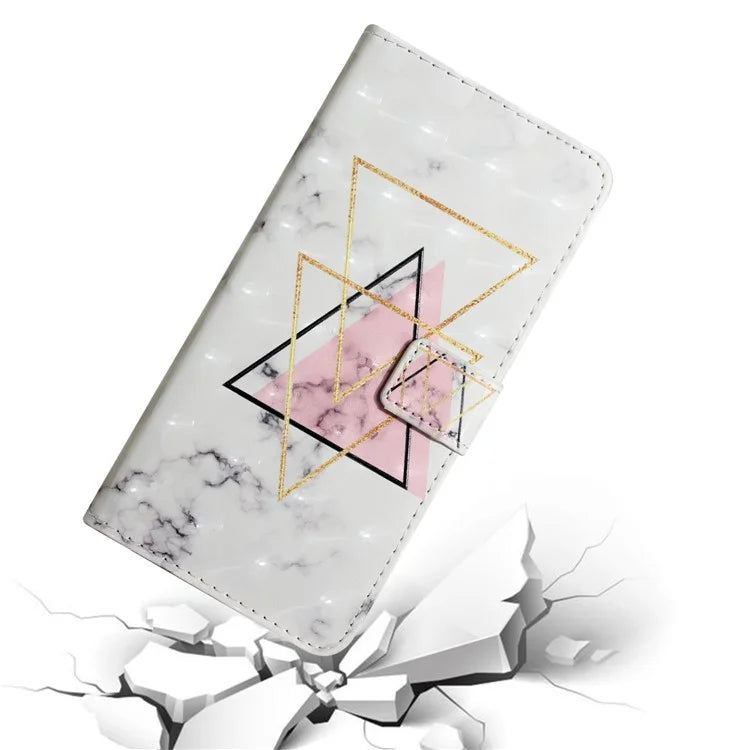 For Samsung Galaxy A05 4G Case 3D Pattern Printing Leather Cover