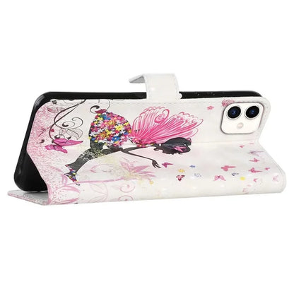 For Samsung Galaxy A05 4G Case 3D Pattern Printing Leather Cover
