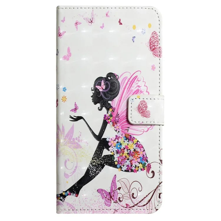 For Samsung Galaxy A05 4G Case 3D Pattern Printing Leather Cover