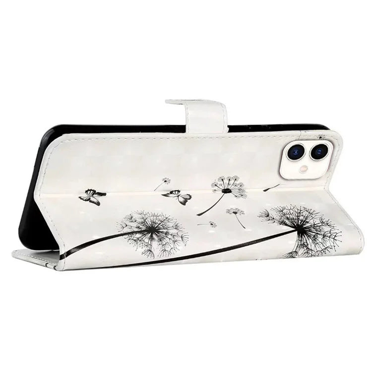 For Samsung Galaxy A05 4G Case 3D Pattern Printing Leather Cover