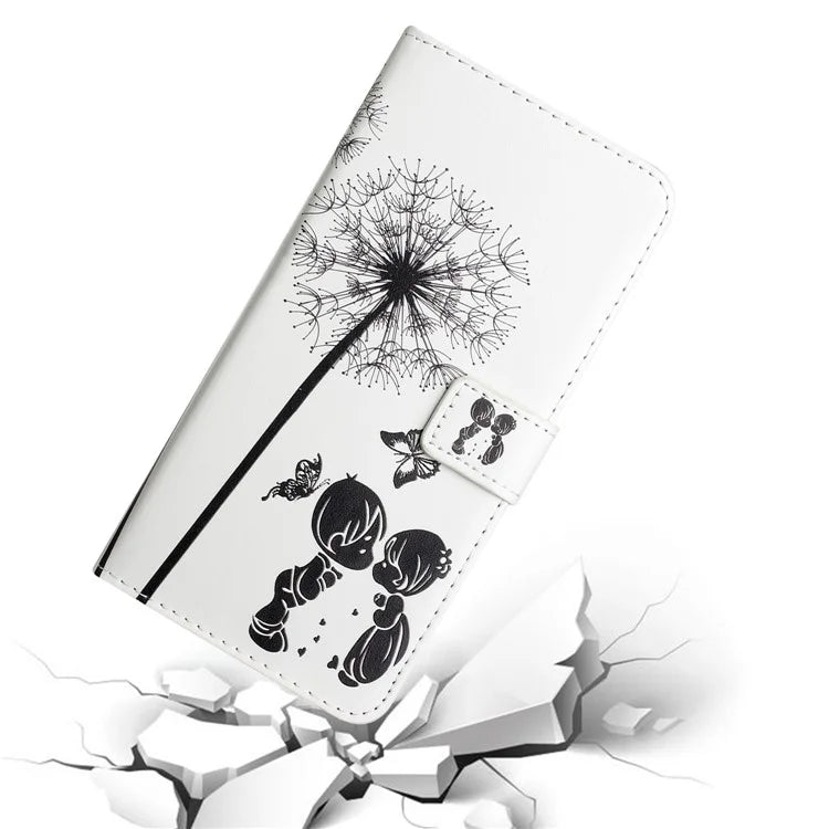 For Samsung Galaxy A05 4G Case 3D Pattern Printing Leather Cover