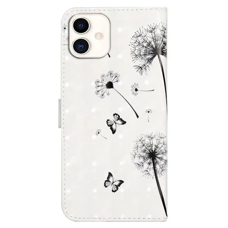 For Samsung Galaxy A05 4G Case 3D Pattern Printing Leather Cover