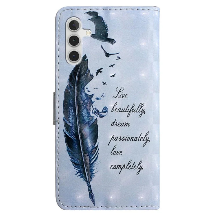 For Samsung Galaxy A05s 4G Case 3D Pattern Printing Wallet Phone Cover