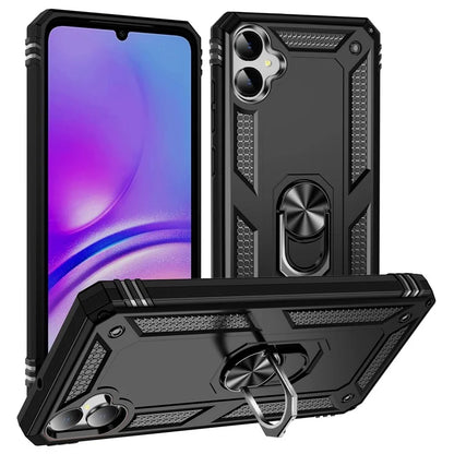 For Samsung Galaxy A05 4G Case Ring Kickstand TPU+PC Drop-proof Phone Cover