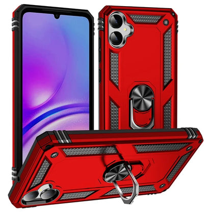 For Samsung Galaxy A05 4G Case Ring Kickstand TPU+PC Drop-proof Phone Cover