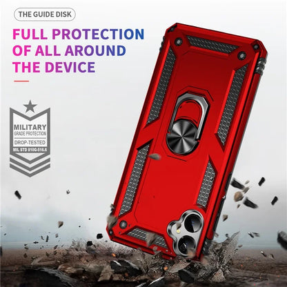 For Samsung Galaxy A05 4G Case Ring Kickstand TPU+PC Drop-proof Phone Cover