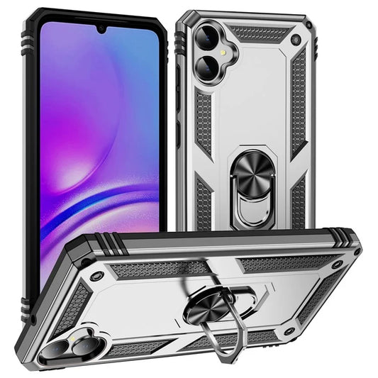 For Samsung Galaxy A05 4G Case Ring Kickstand TPU+PC Drop-proof Phone Cover