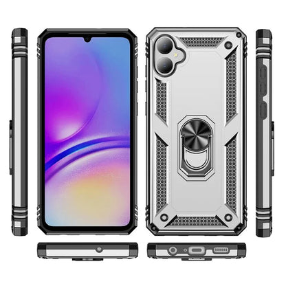 For Samsung Galaxy A05 4G Case Ring Kickstand TPU+PC Drop-proof Phone Cover