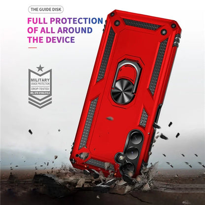 For Samsung Galaxy A05s 4G Case Ring Kickstand Anti-fall TPU+PC Phone Cover