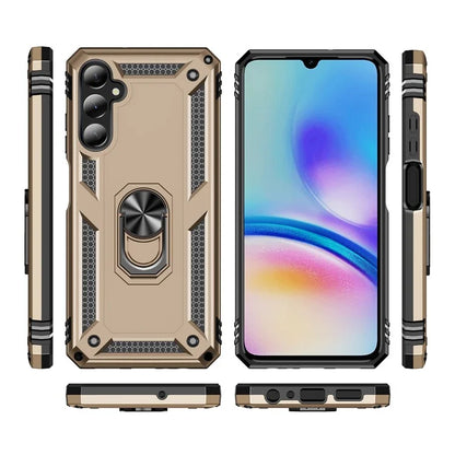 For Samsung Galaxy A05s 4G Case Ring Kickstand Anti-fall TPU+PC Phone Cover