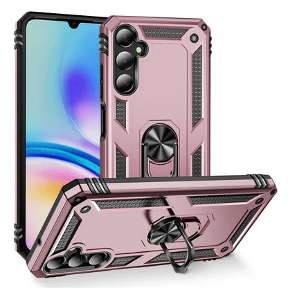 For Samsung Galaxy A05s 4G Case Ring Kickstand Anti-fall TPU+PC Phone Cover