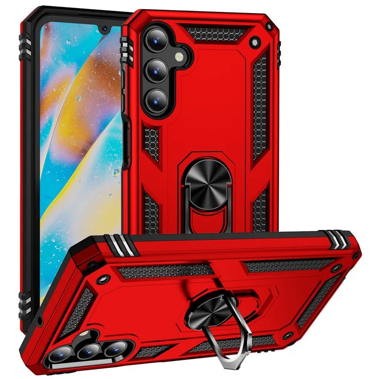 For Samsung Galaxy A15 5G Case PC+TPU Shockproof Phone Cover with Kickstand