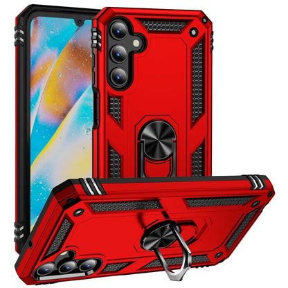 For Samsung Galaxy A15 5G Case PC+TPU Shockproof Phone Cover with Kickstand