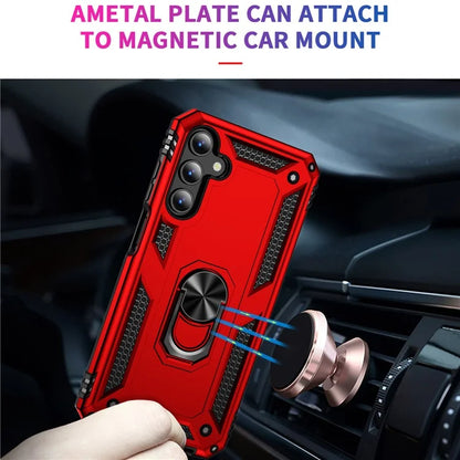 For Samsung Galaxy A15 5G Case PC+TPU Shockproof Phone Cover with Kickstand
