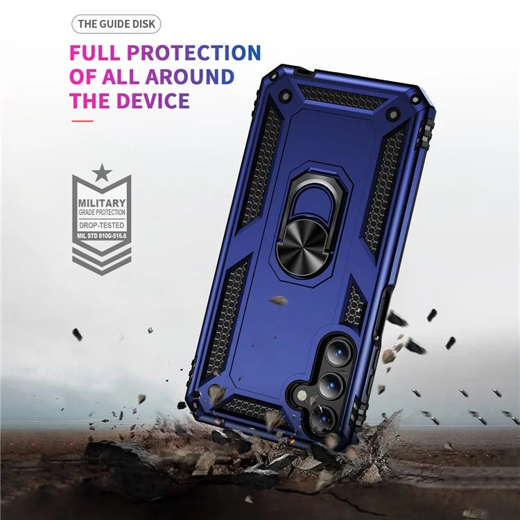 For Samsung Galaxy A15 5G Case PC+TPU Shockproof Phone Cover with Kickstand