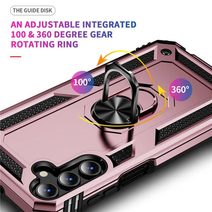 For Samsung Galaxy A15 5G Case PC+TPU Shockproof Phone Cover with Kickstand