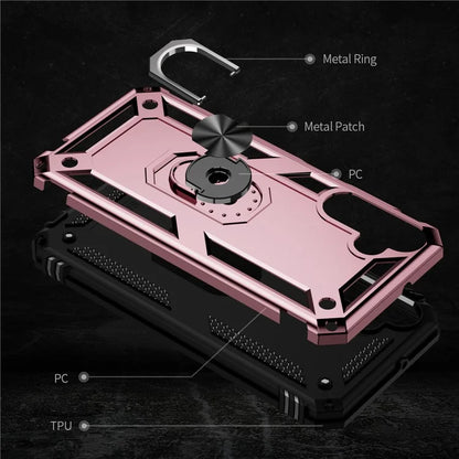 For Samsung Galaxy A15 5G Case PC+TPU Shockproof Phone Cover with Kickstand