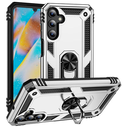 For Samsung Galaxy A15 5G Case PC+TPU Shockproof Phone Cover with Kickstand