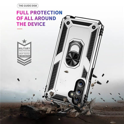 For Samsung Galaxy A15 5G Case PC+TPU Shockproof Phone Cover with Kickstand
