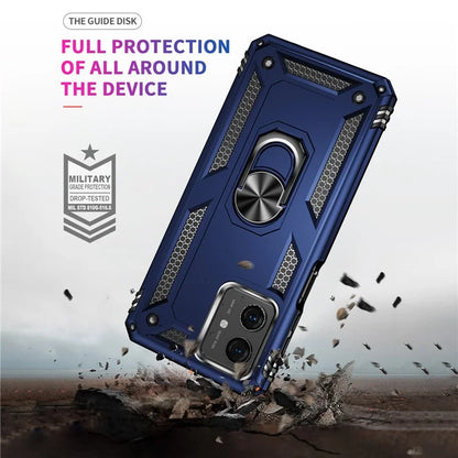 For Motorola Moto G54 5G Case Anti-scratch TPU+PC Ring Kickstand Phone Cover