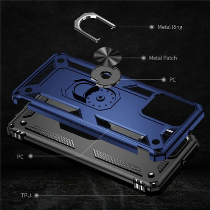For Motorola Moto G54 5G Case Anti-scratch TPU+PC Ring Kickstand Phone Cover