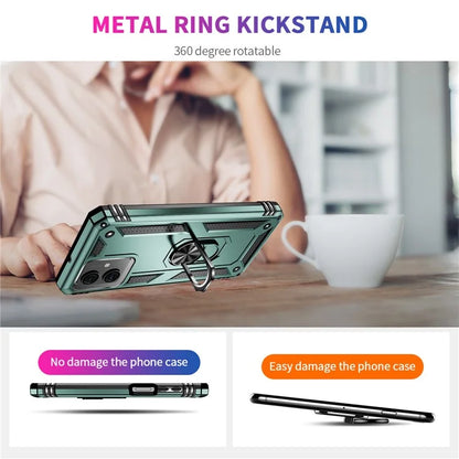 For Motorola Moto G54 5G Case Anti-scratch TPU+PC Ring Kickstand Phone Cover