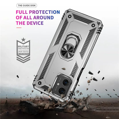 For Motorola Moto G54 5G Case Anti-scratch TPU+PC Ring Kickstand Phone Cover