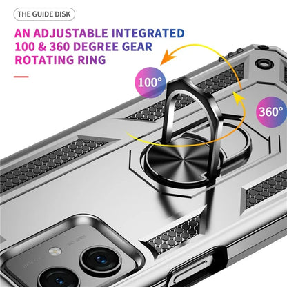 For Motorola Moto G54 5G Case Anti-scratch TPU+PC Ring Kickstand Phone Cover