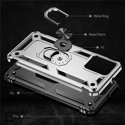 For Motorola Moto G54 5G Case Anti-scratch TPU+PC Ring Kickstand Phone Cover