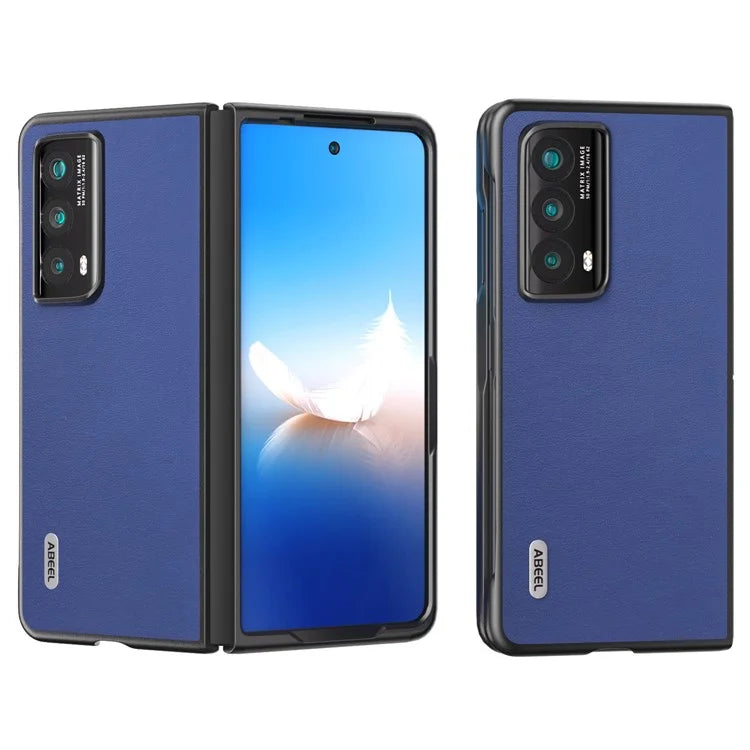 ABEEL For Honor Magic Vs2 5G Case Cover Textured Leather+PC Phone Cover