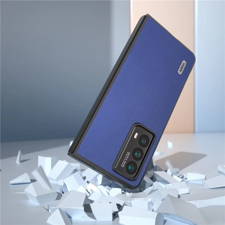 ABEEL For Honor Magic Vs2 5G Case Cover Textured Leather+PC Phone Cover