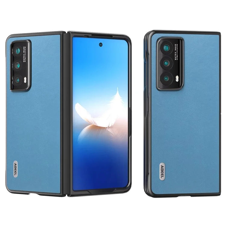 ABEEL For Honor Magic Vs2 5G Case Cover Textured Leather+PC Phone Cover
