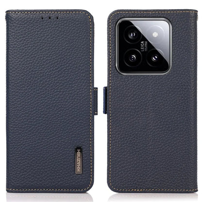 KHAZNEH For Xiaomi 14 Ultra Case Wallet Stand Litchi Texture Phone Cover
