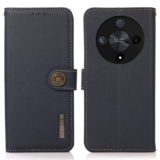 KHAZNEH For Honor X9a 5G / X40 5G / Magic5 Lite 5G Case Wallet Stand Genuine Cow Leather Cover