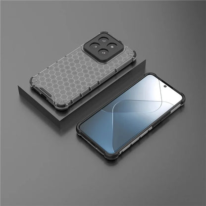 For Xiaomi 14 Pro Case Honeycomb Design Anti-scratch Phone Cover