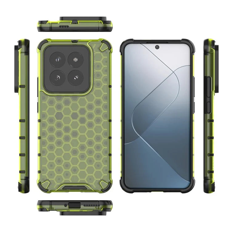 For Xiaomi 14 Pro Case Honeycomb Design Anti-scratch Phone Cover