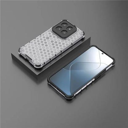 For Xiaomi 14 Pro Case Honeycomb Design Anti-scratch Phone Cover