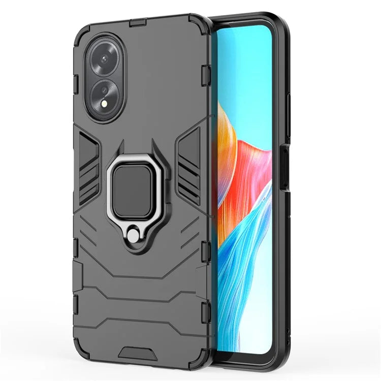 For Oppo A38 4G Case Ring Holder Kickstand Protective Mobile Phone Cover