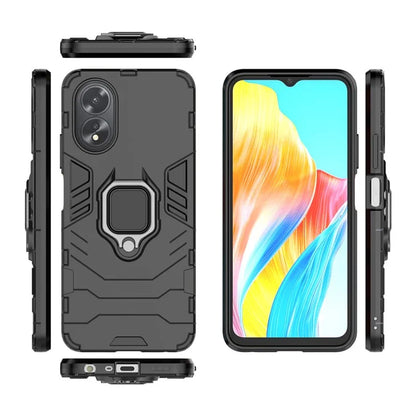 For Oppo A38 4G Case Ring Holder Kickstand Protective Mobile Phone Cover