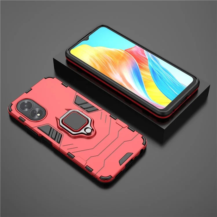 For Oppo A38 4G Case Ring Holder Kickstand Protective Mobile Phone Cover
