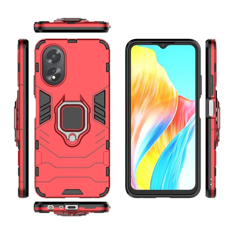 For Oppo A38 4G Case Ring Holder Kickstand Protective Mobile Phone Cover