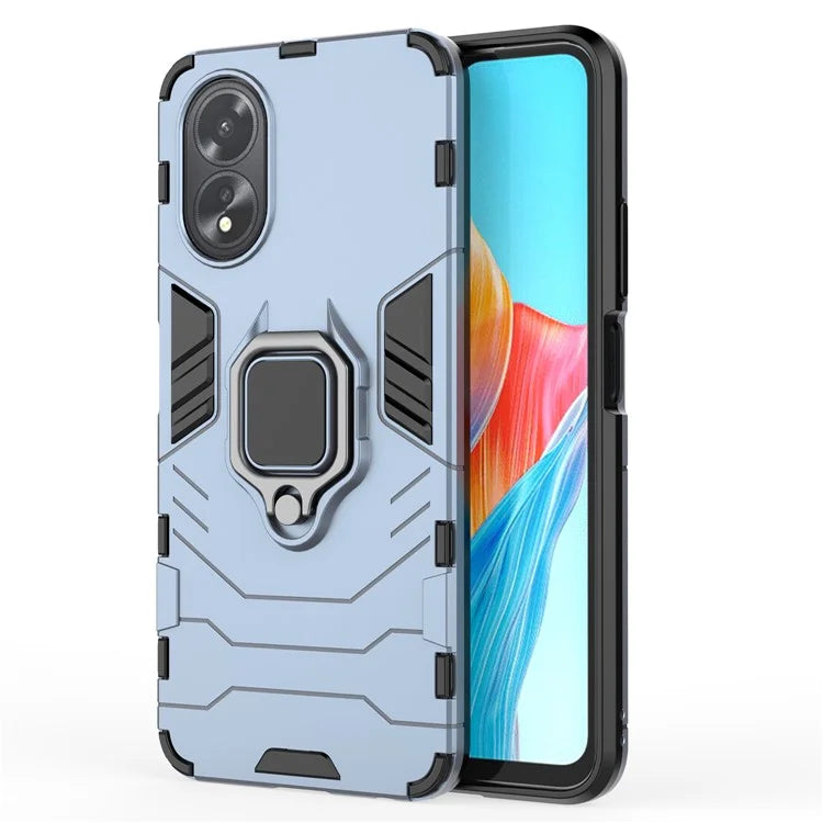 For Oppo A38 4G Case Ring Holder Kickstand Protective Mobile Phone Cover