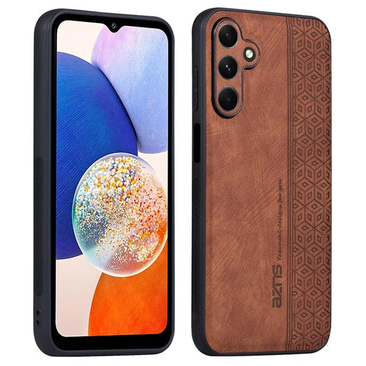 AZNS For Samsung Galaxy A15 4G Case Imprinted Pattern PU Leather+TPU Cell Phone Cover