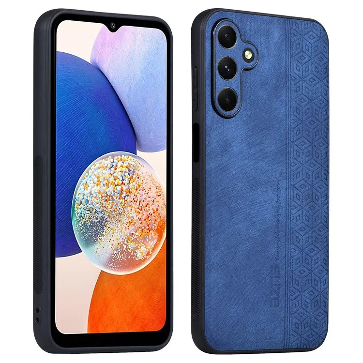 AZNS For Samsung Galaxy A15 4G Case Imprinted Pattern PU Leather+TPU Cell Phone Cover