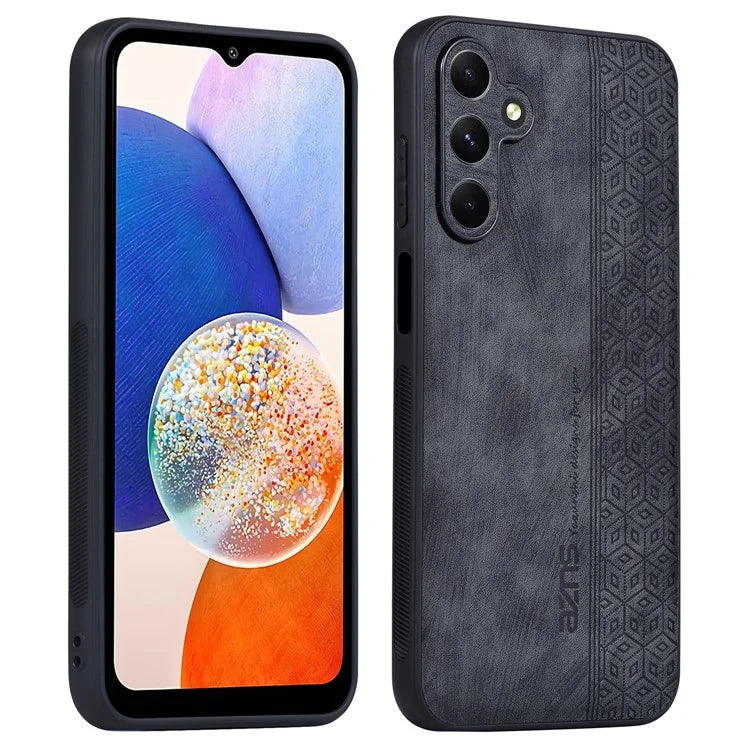 AZNS For Samsung Galaxy A15 4G Case Imprinted Pattern PU Leather+TPU Cell Phone Cover