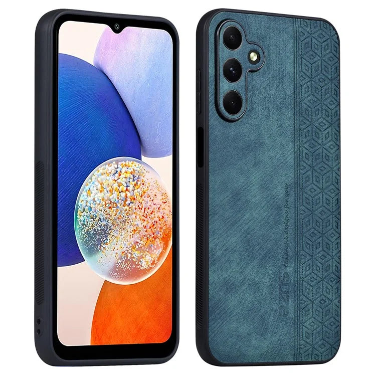 AZNS For Samsung Galaxy A15 4G Case Imprinted Pattern PU Leather+TPU Cell Phone Cover
