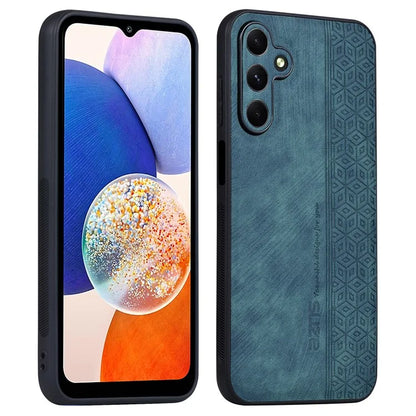 AZNS For Samsung Galaxy A15 4G Case Imprinted Pattern PU Leather+TPU Cell Phone Cover