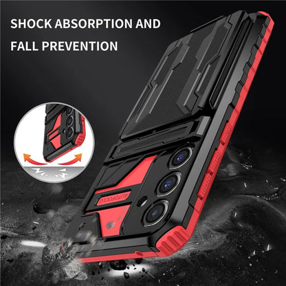 For Samsung Galaxy S23 FE Case Anti-scratch PC+TPU Kickstand Mobile Phone Cover
